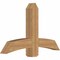 Ekena Millwork Bellingham Timber Gable Bracket, Western Red Cedar, 48"W x 30"H x 5 1/2"D x 5 1/2"F, 15/12 Pitch GBW048X30X0606BEL00SWR - alternate 3
